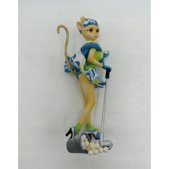 Margaret Le Van ALLEY CATS Daisy Doll Playing Golf Figurine 8.5" Tall - Picture 3 of 10